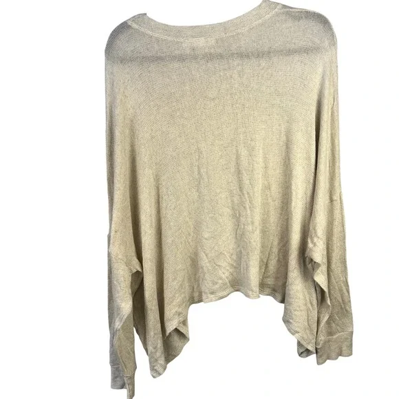 Joah Brown Relaxed Fit Slouchy Sweater Oatmeal‎ OSLightweight Dolman Sleeve